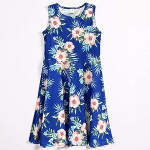 Girls Blue Floral Dress | Summer Dress | Party Easter Wedding | Size 10 | SHEIN